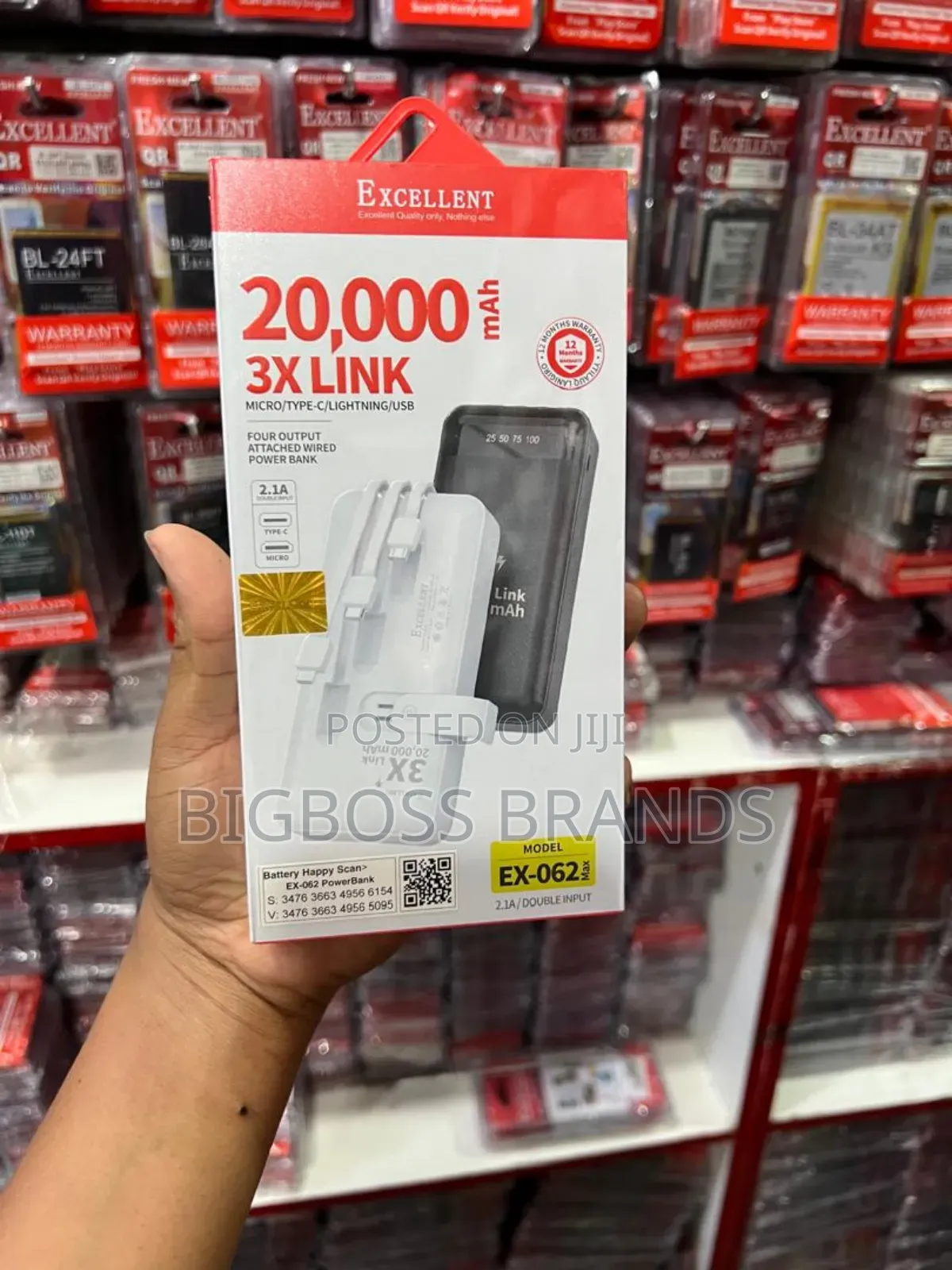 Excellent Powebank 20000 Mah EX062