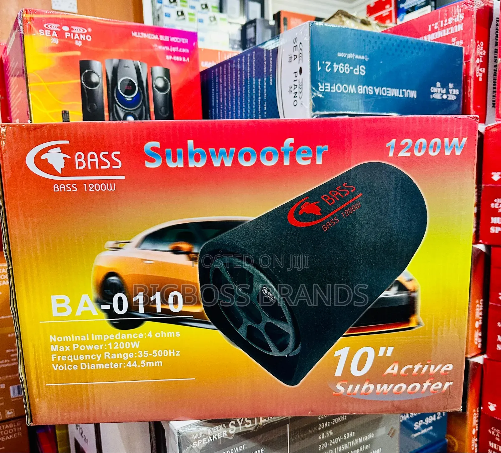 Active Bass Car Speaker 1200 Watts