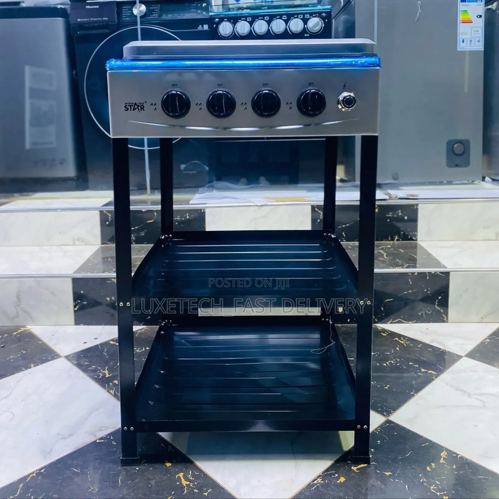 Winning Star 4 Cooking Hobs Full Gas