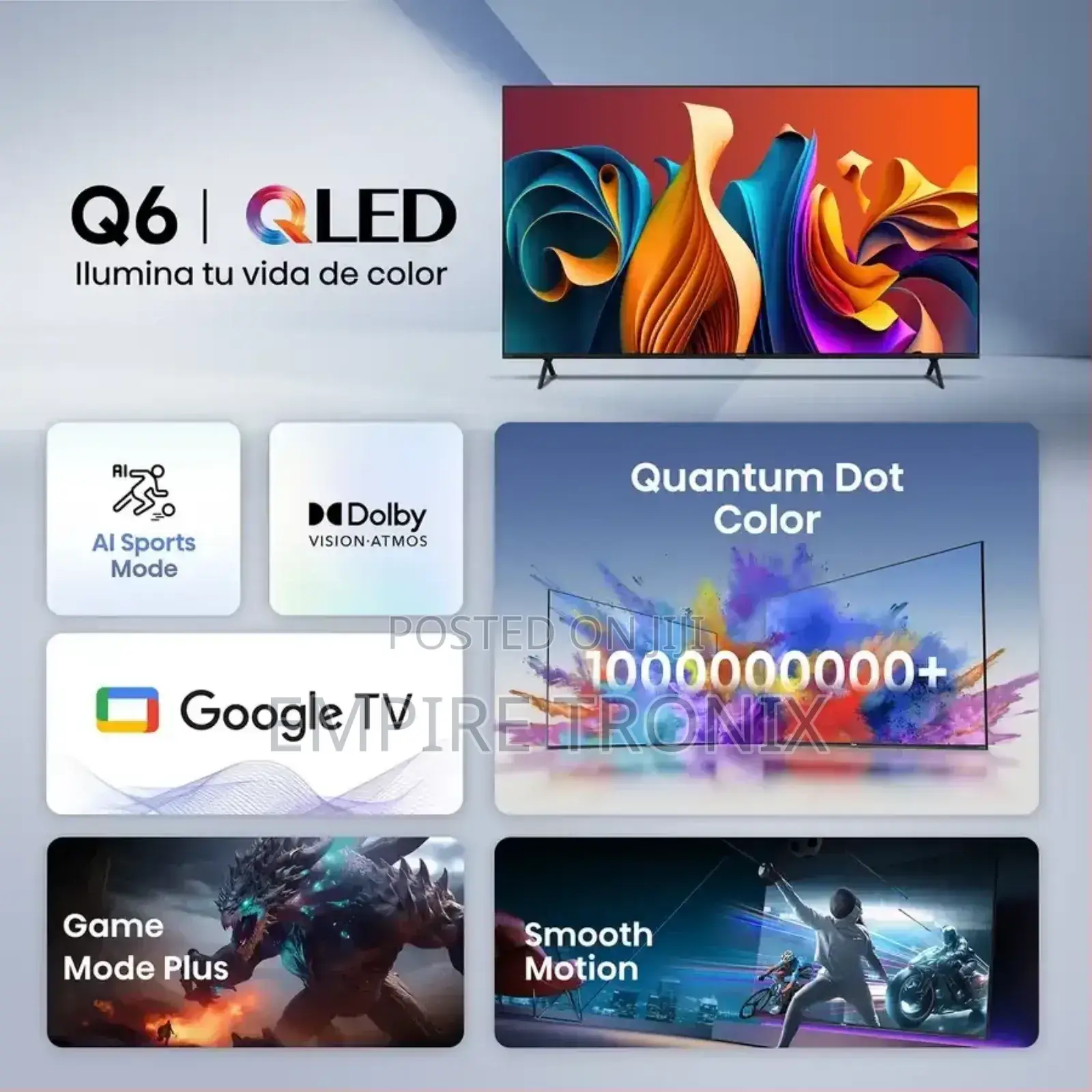 Hisense 85Q6N Qled Vidaa Smart TV
