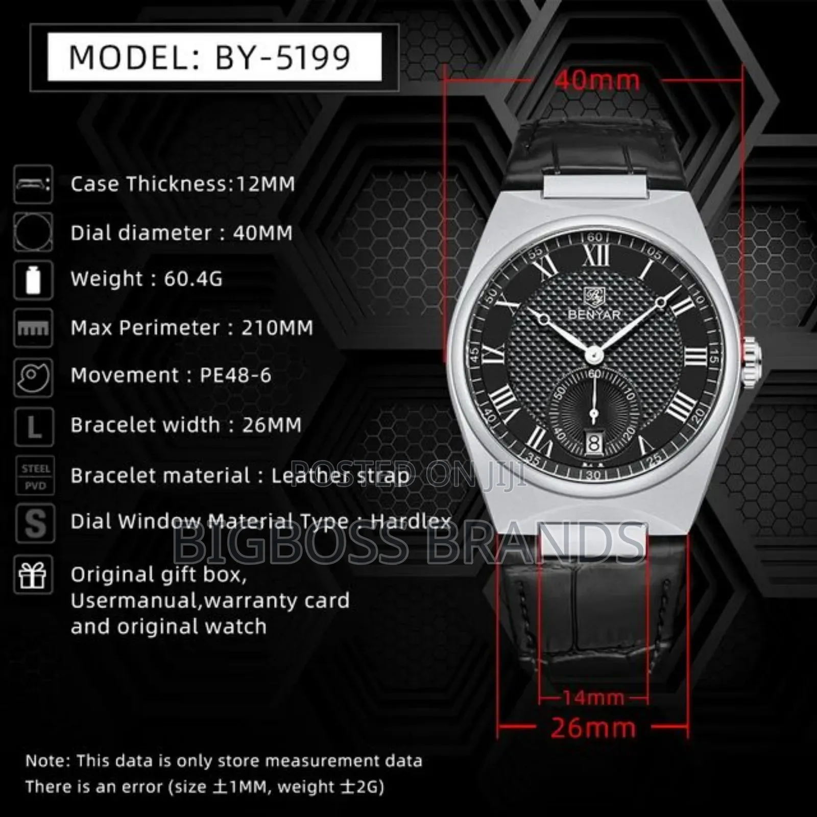 New Benyar Quartz Watch