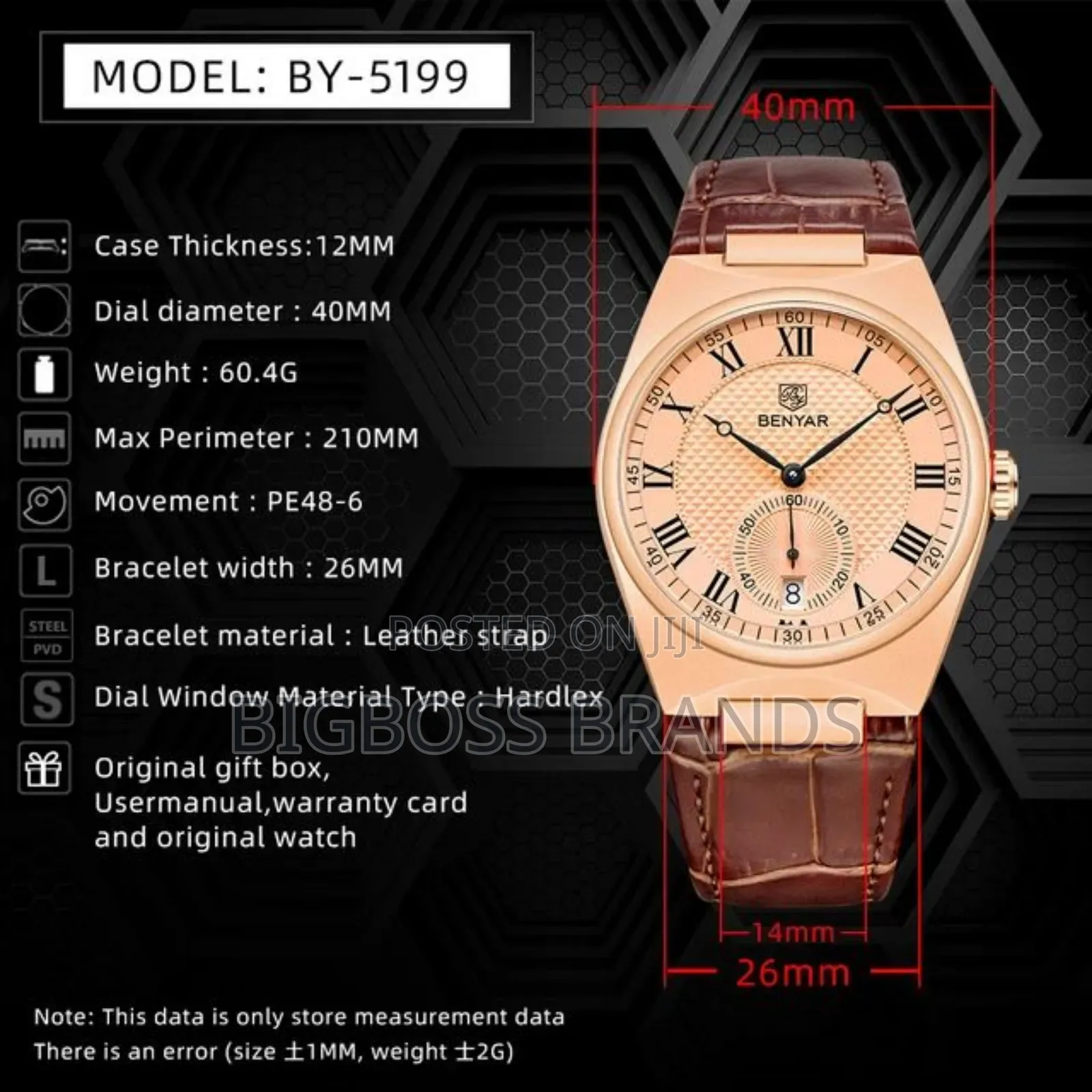 New Benyar Quartz Watch