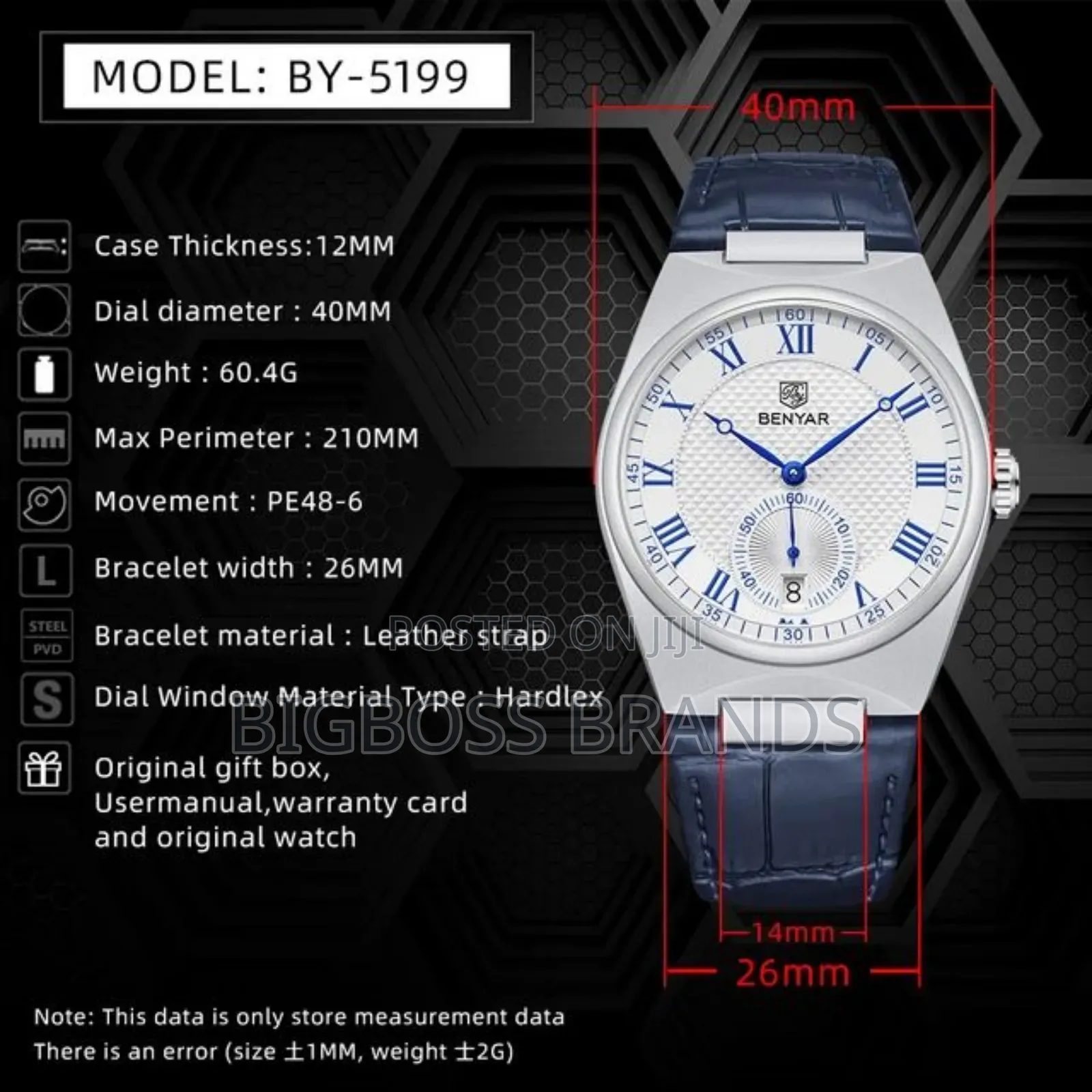 New Benyar Quartz Watch