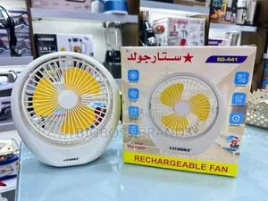 Star Gold Rechargeable Fan 6