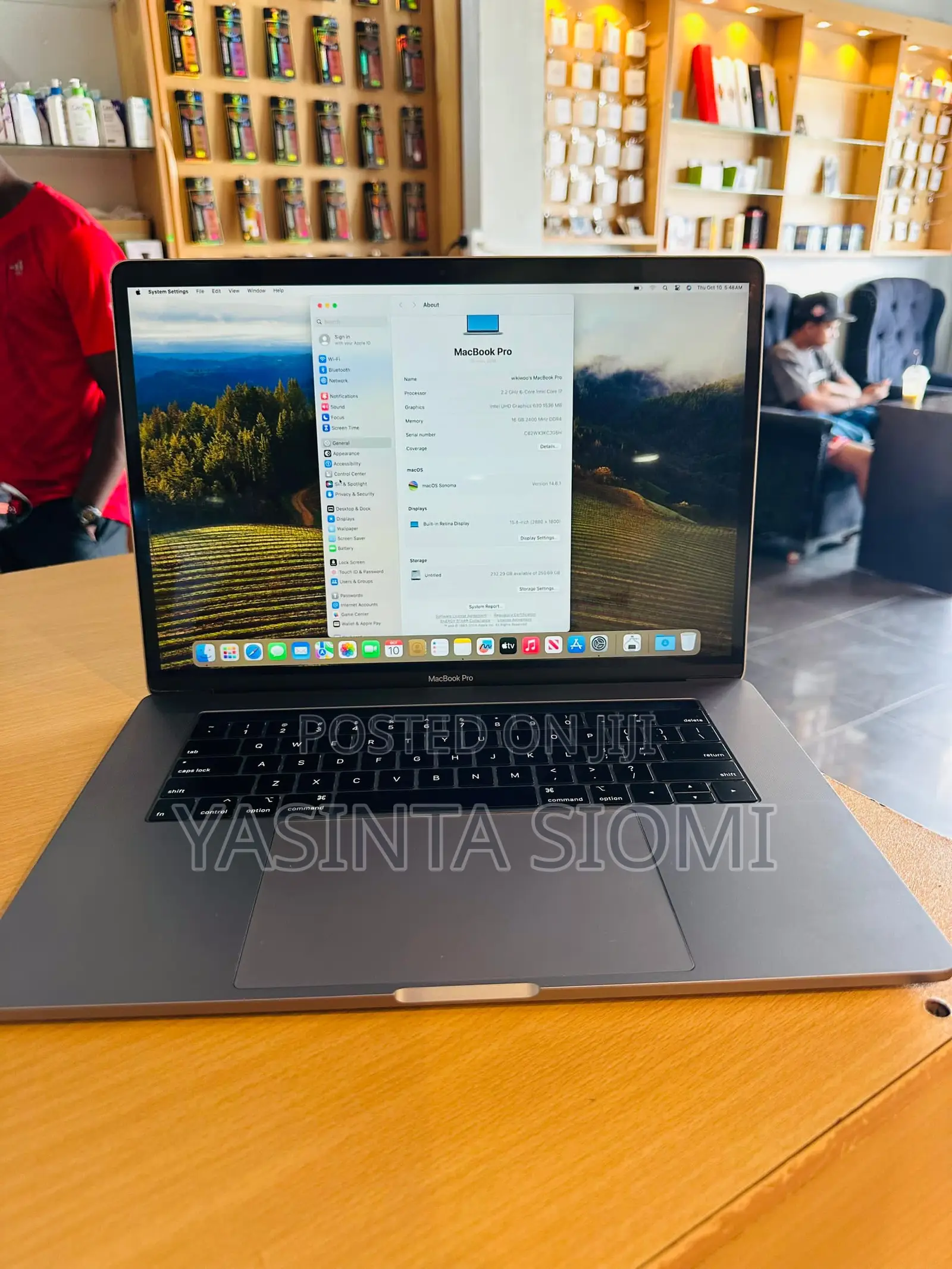 Laptop Apple MacBook 2018 16GB Intel Core I7 SSD 256GB