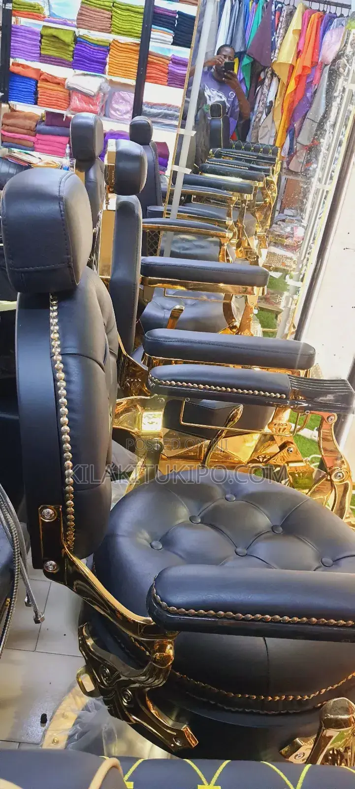 Saloon Combo Chair With Glass Confortable Luxury