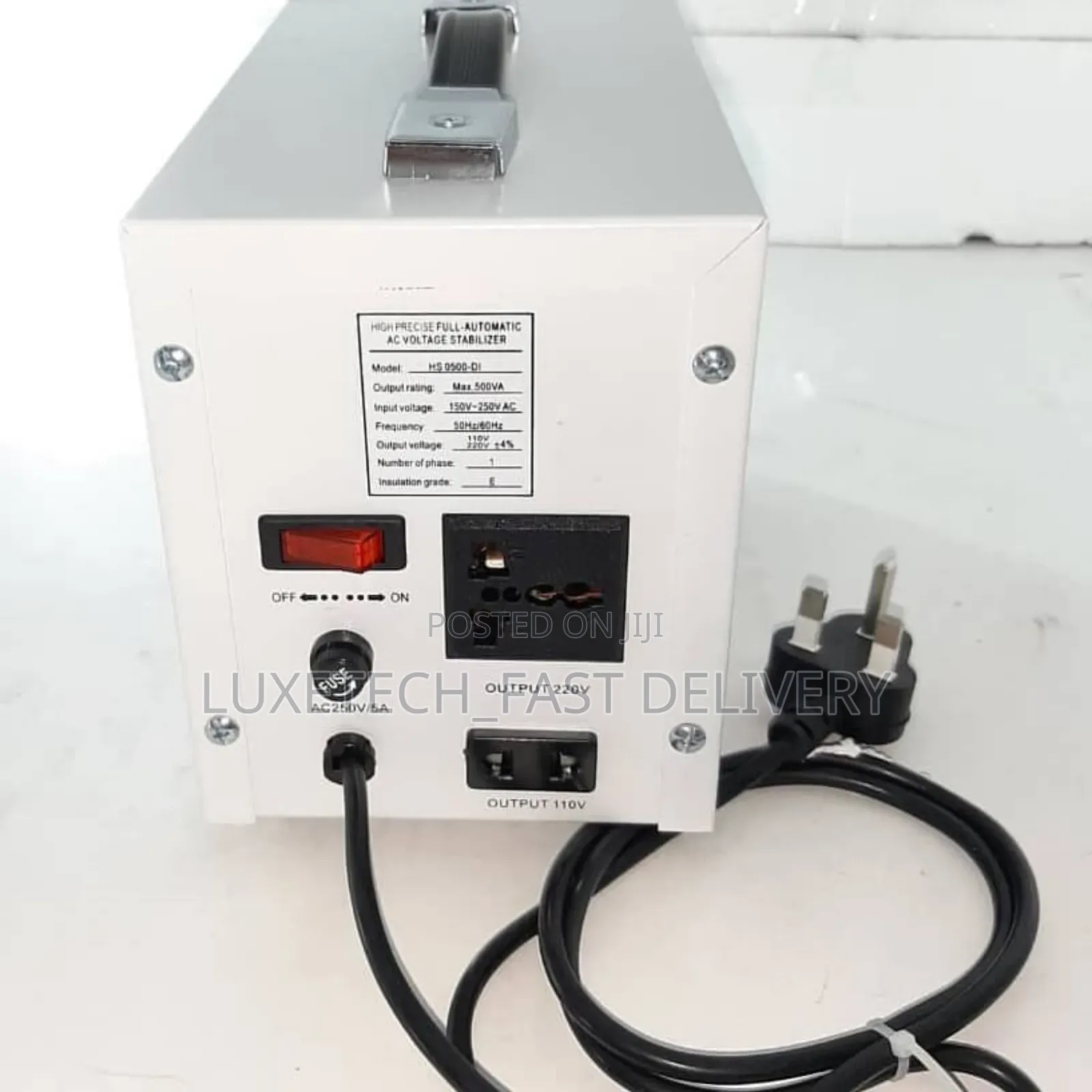 TRONIC Single Phase Voltage Stabilizer 500 Watts HS Range