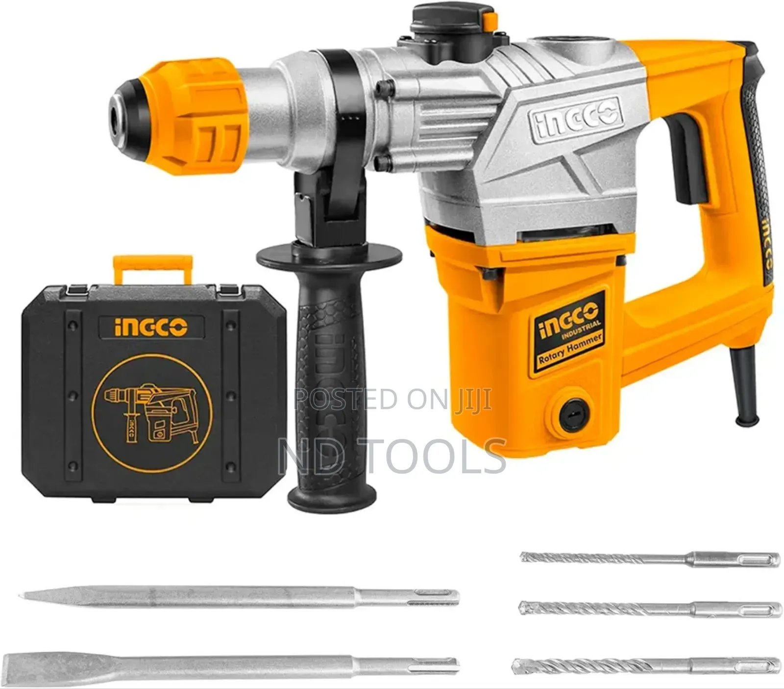 Ingco Rh150038 1500w Rotary Hammer 38mm Heavy Duty