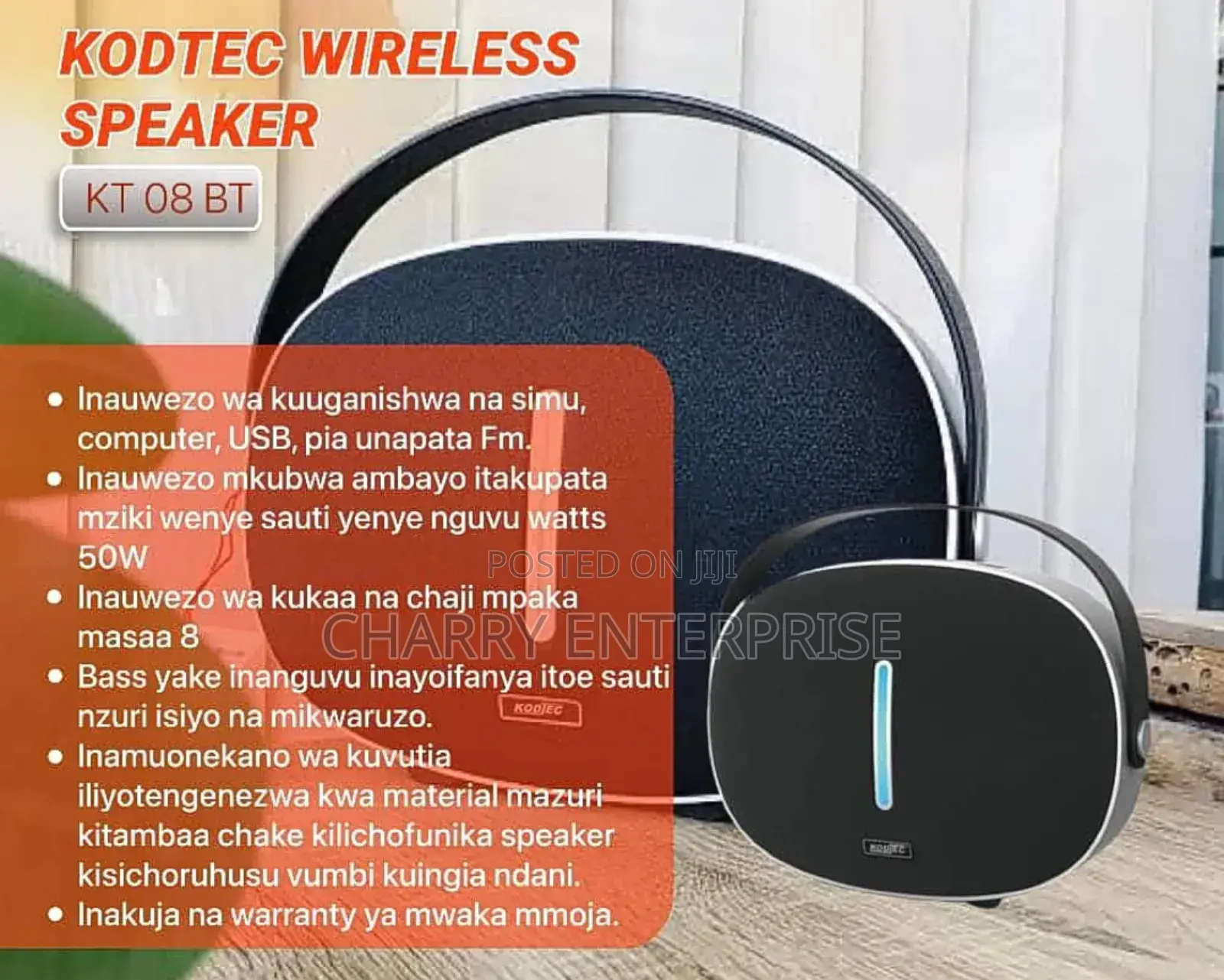 High Quality KODTEC Wireless Portable BASS Speaker 