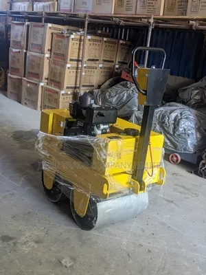 Pedestrian Roller Double Drum