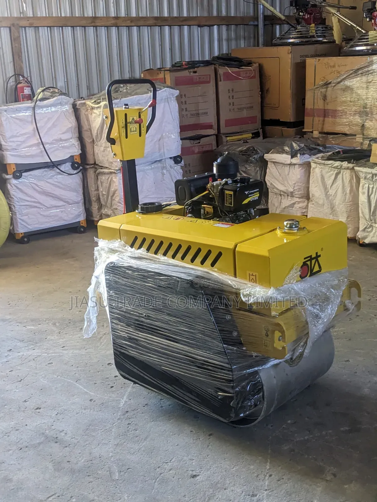 Pedestrian Roller Double Drum