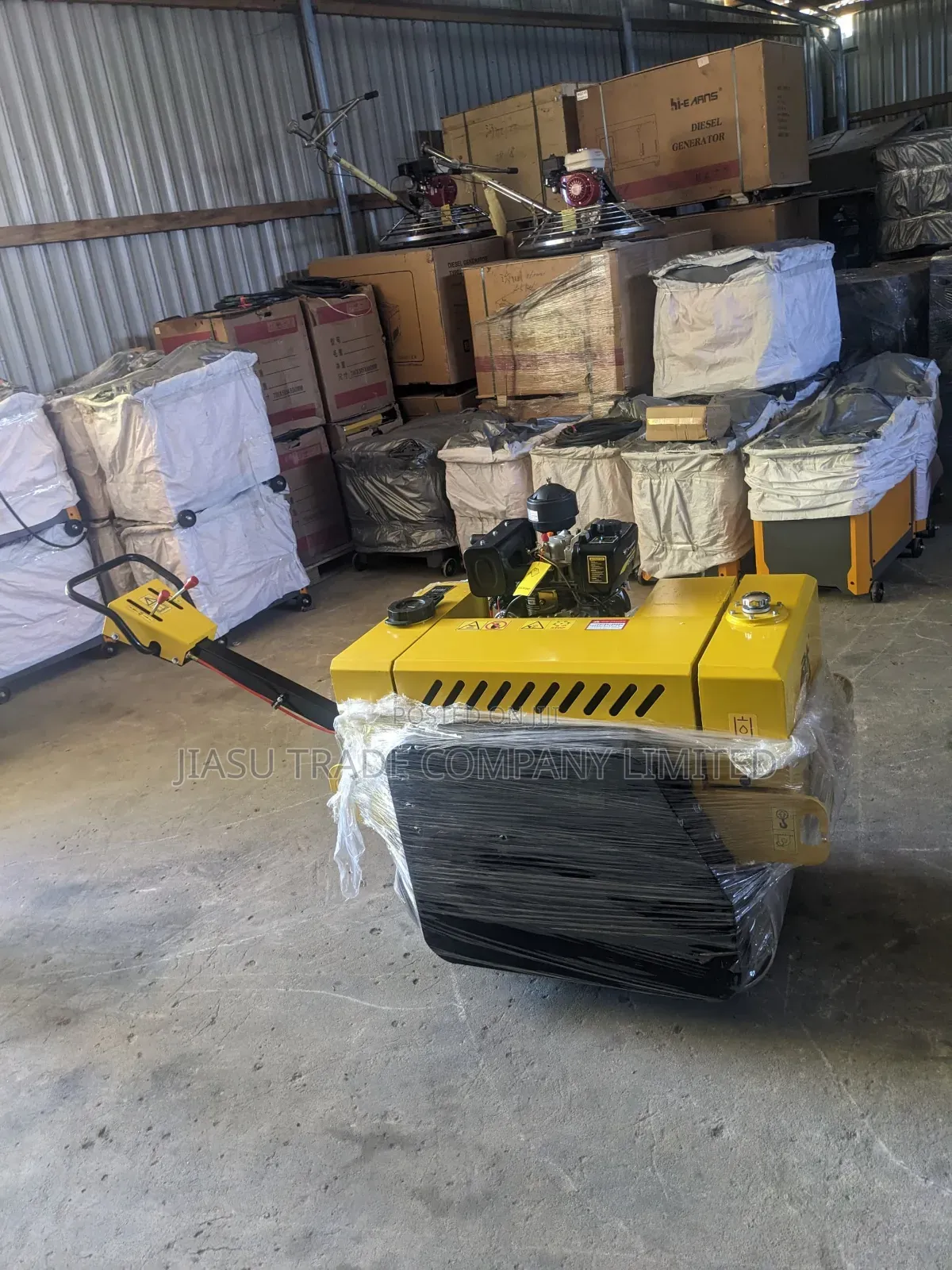 Pedestrian Roller Double Drum