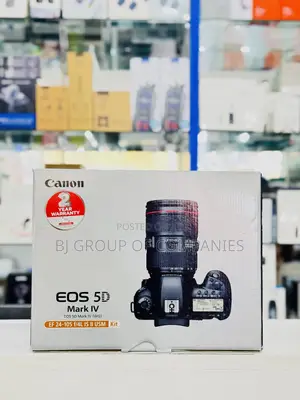 Canon EOS 5D Mark IV DSLR Camera With 24-105mm F/4l II Lens