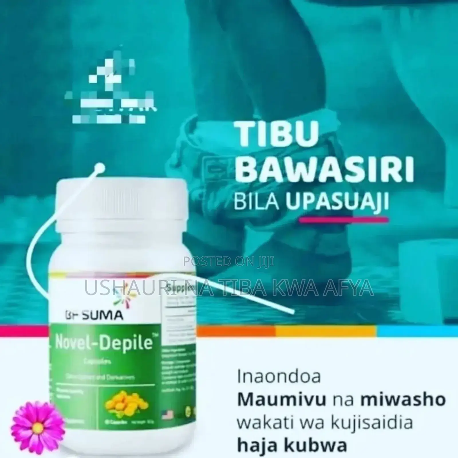 Novel Depile; Bawaasili Bila Upasuaji