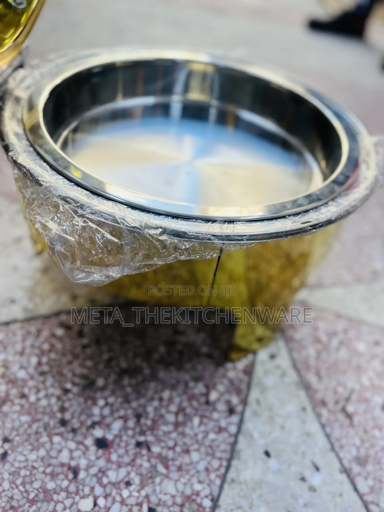 Round Glass Top Chaffing Dishes 6L