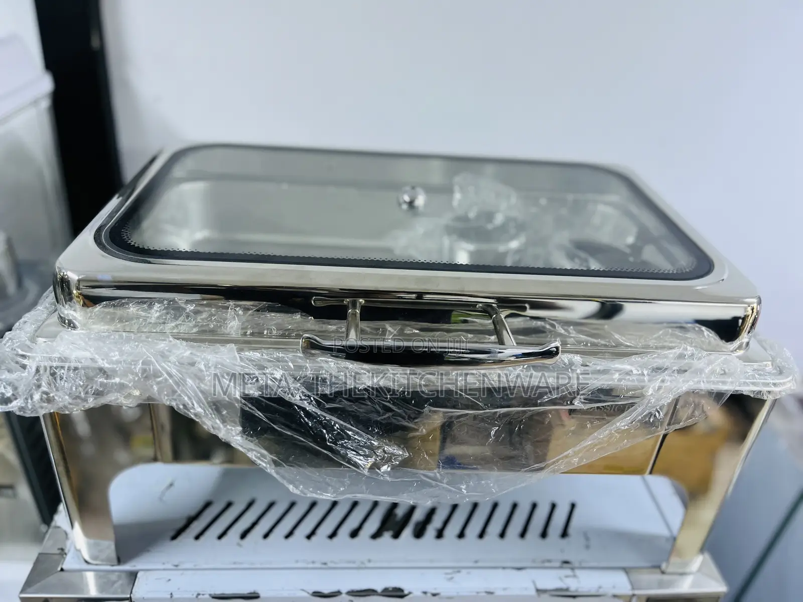 Glass Top Hydraulic Chaffing Dish 9L