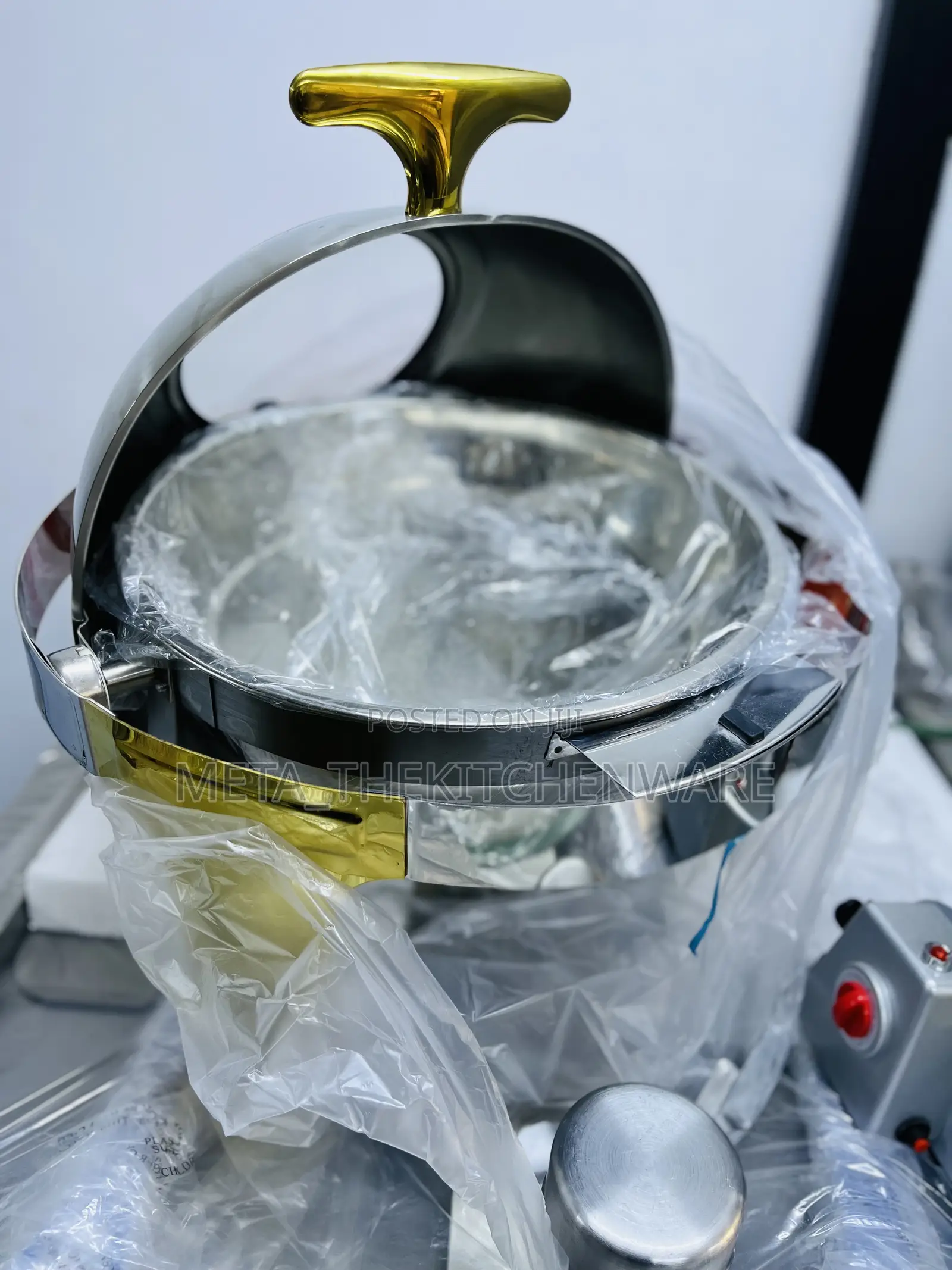 Roll Top Round Chaffing Dish 6L