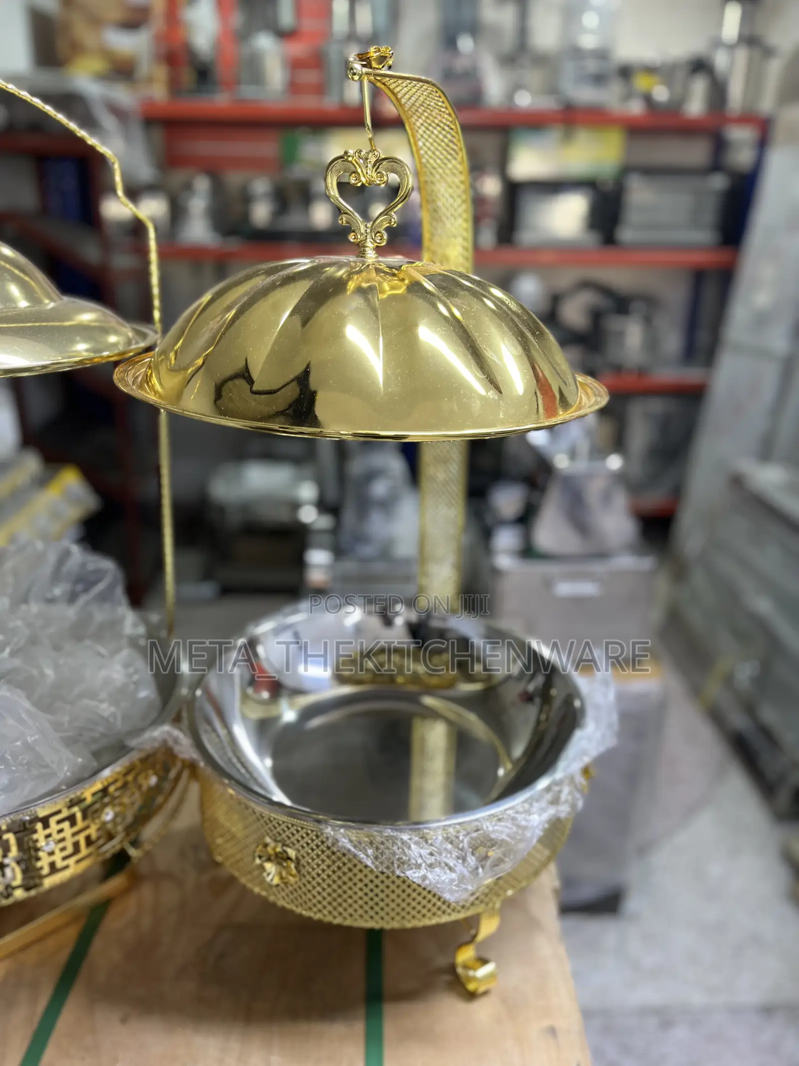 Gold Hanging Chafing Dishes 8L