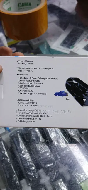 10-in-1 USB-C/Type-c Hub Adapter Made of Aluminum Alloy