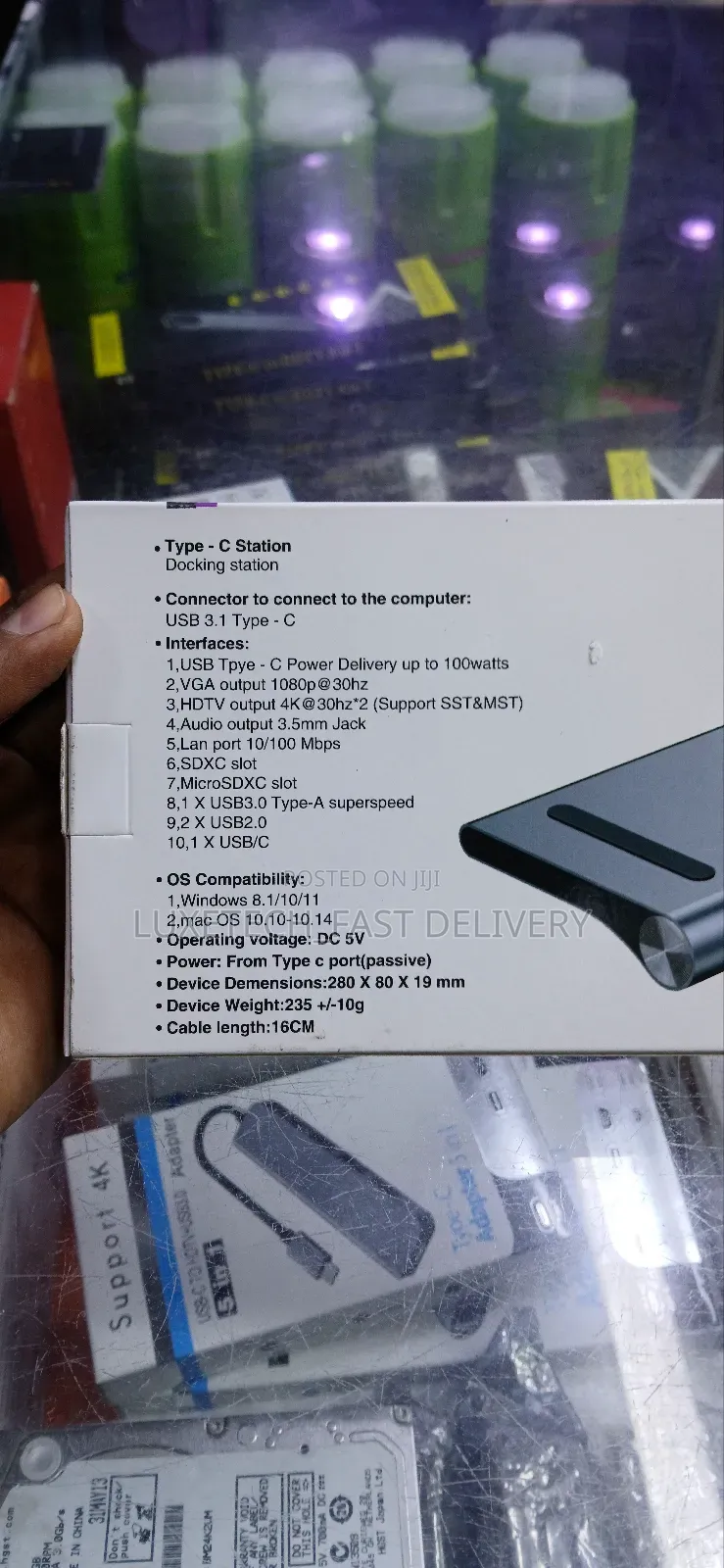 12-in-1 USB-C Multifunctional Docking Station Hub Adapter