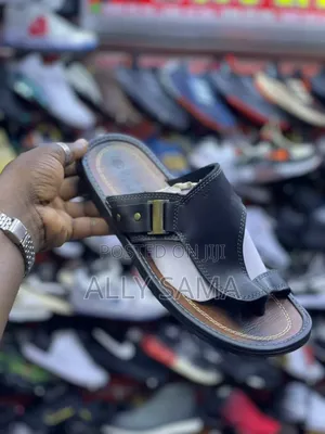 Mens Sandals Material Leather