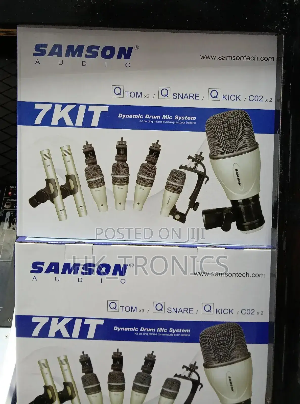 SAMSON AUDIO 7 KIT( Dynamic Drum Mic System)