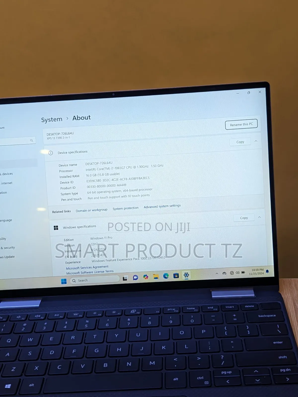 New Laptop Dell XPS 13 7390 16GB Intel Core I7 SSD 512GB