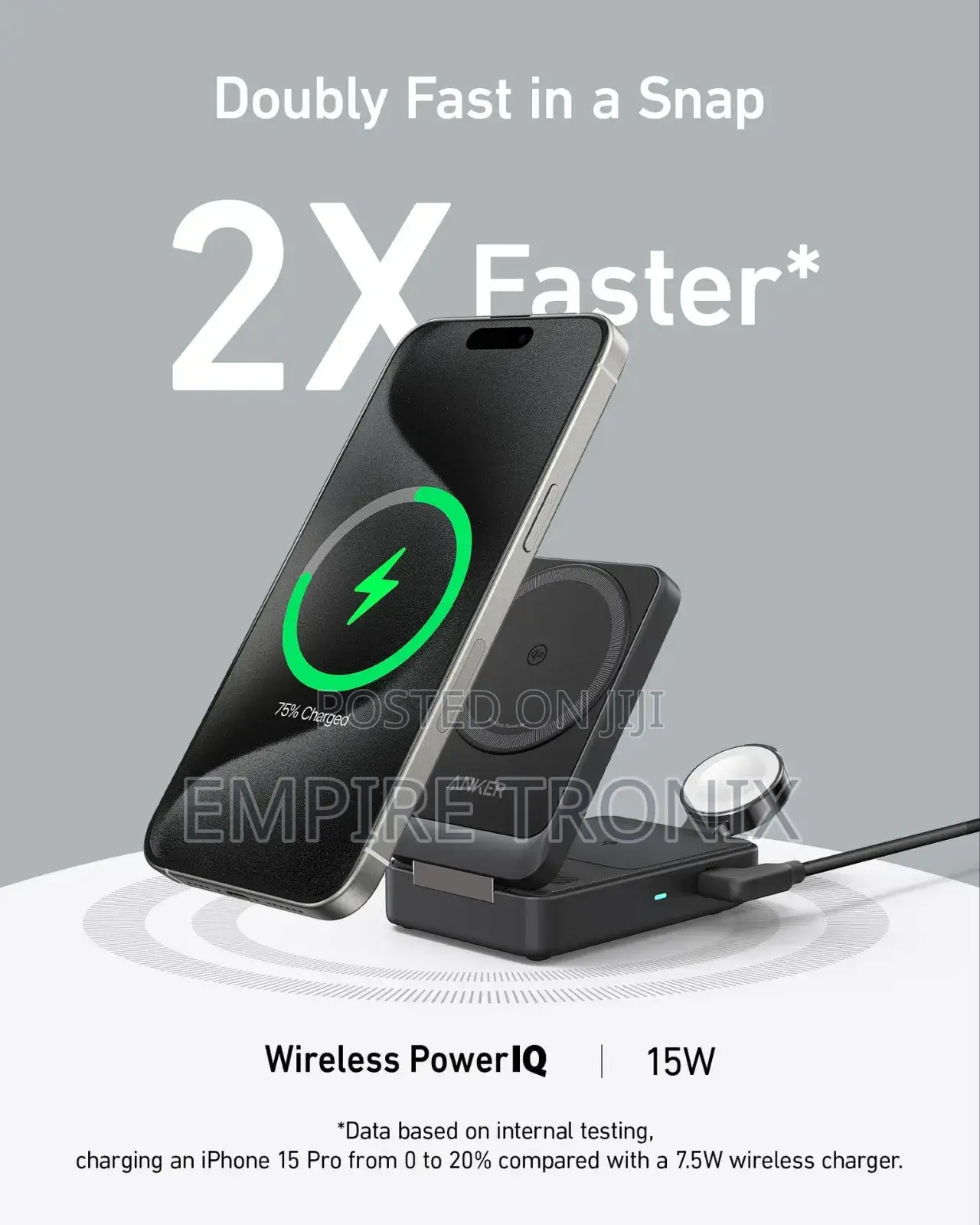 Anker Maggo Wireless Charging Station (Foldable 3-in-1