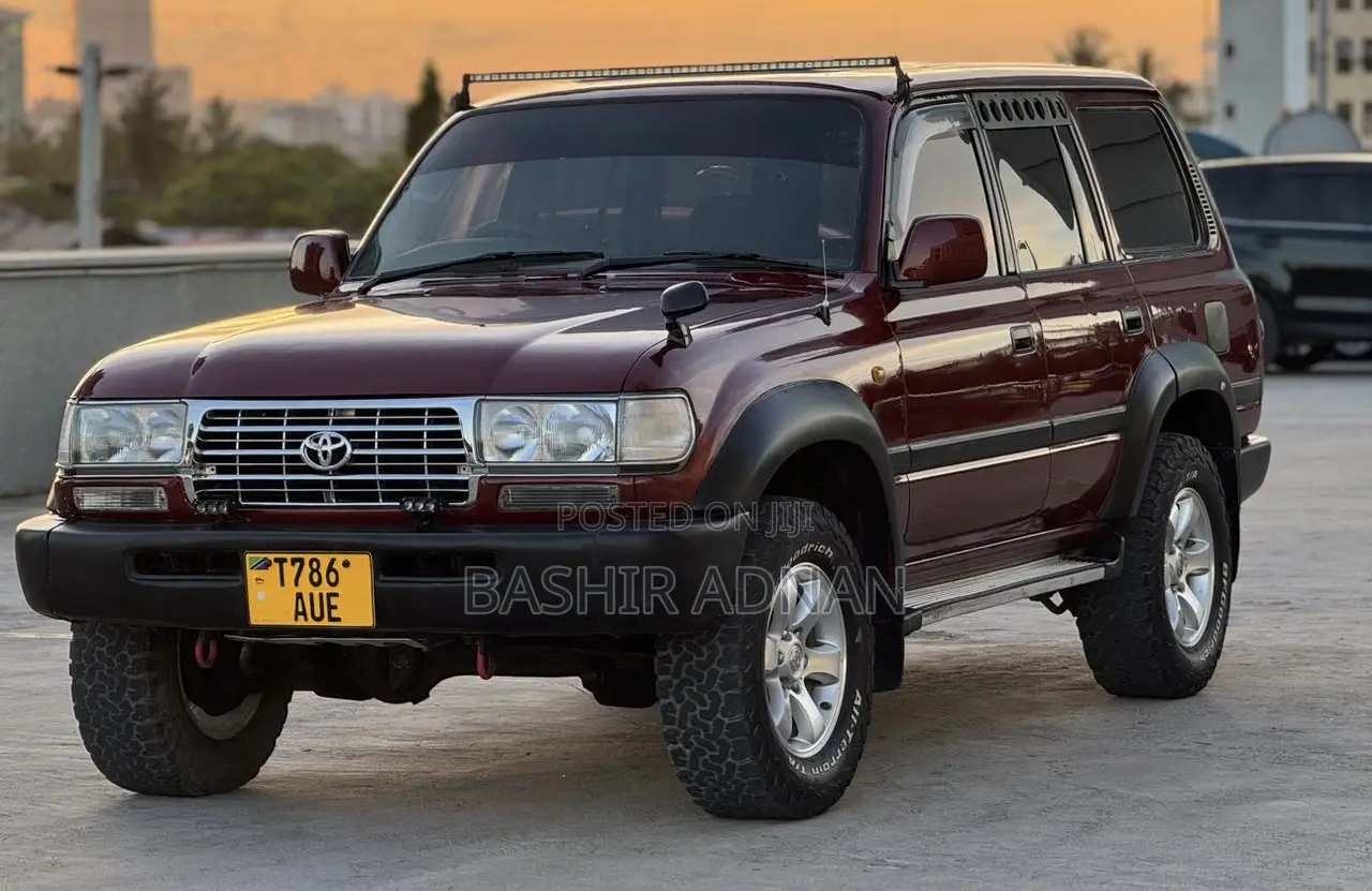 Toyota Land Cruiser 1995 Red