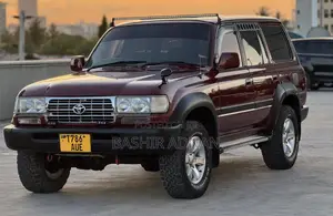 Toyota Land Cruiser 1995 Red