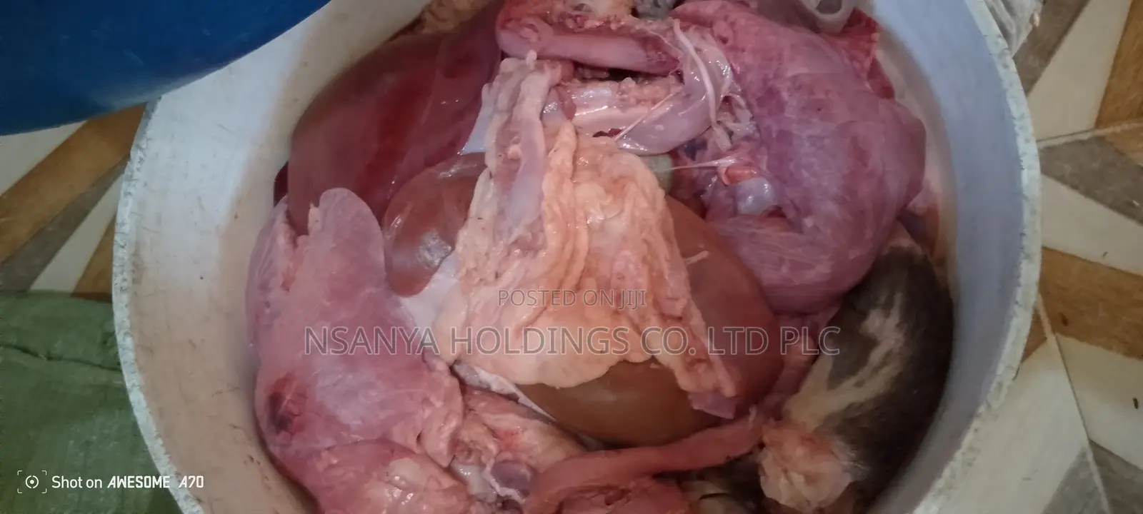 Nyama Ya Nguruwe Ipo Ya Kusaga Kg 1 TSHS 20,000/= Kawaida TSH 15,000/=
