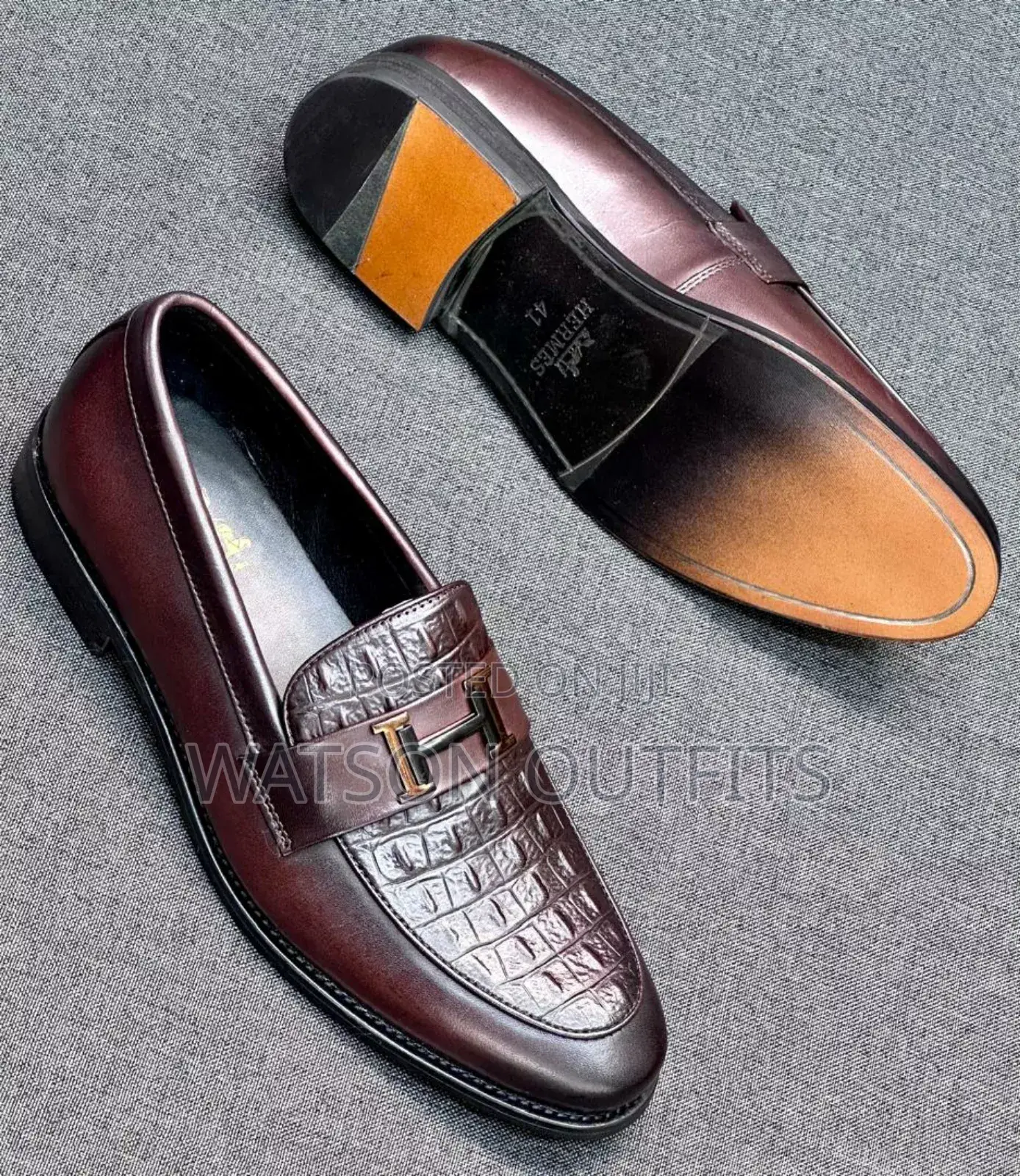 Hermes Leather Shoes