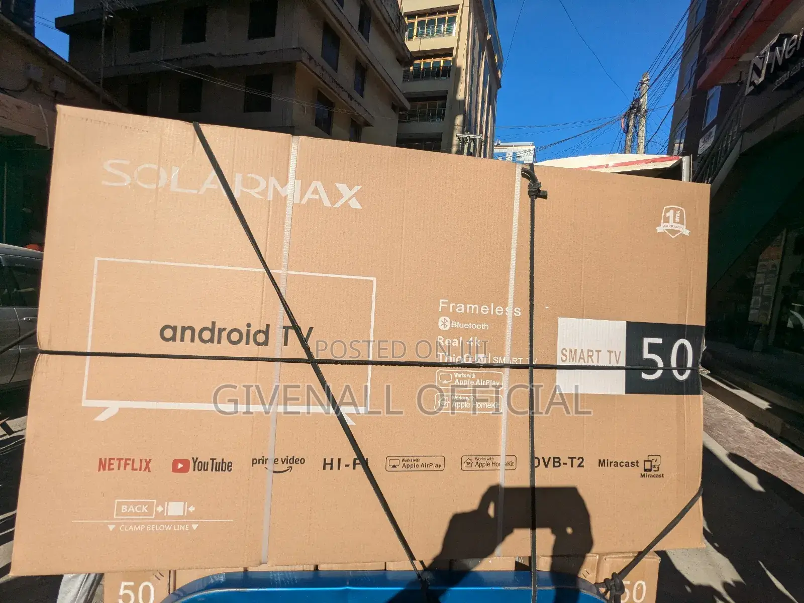 Ofa Ofa = Solarmax Tv NCH 50 Smart Uhd Imara Ina Warranty