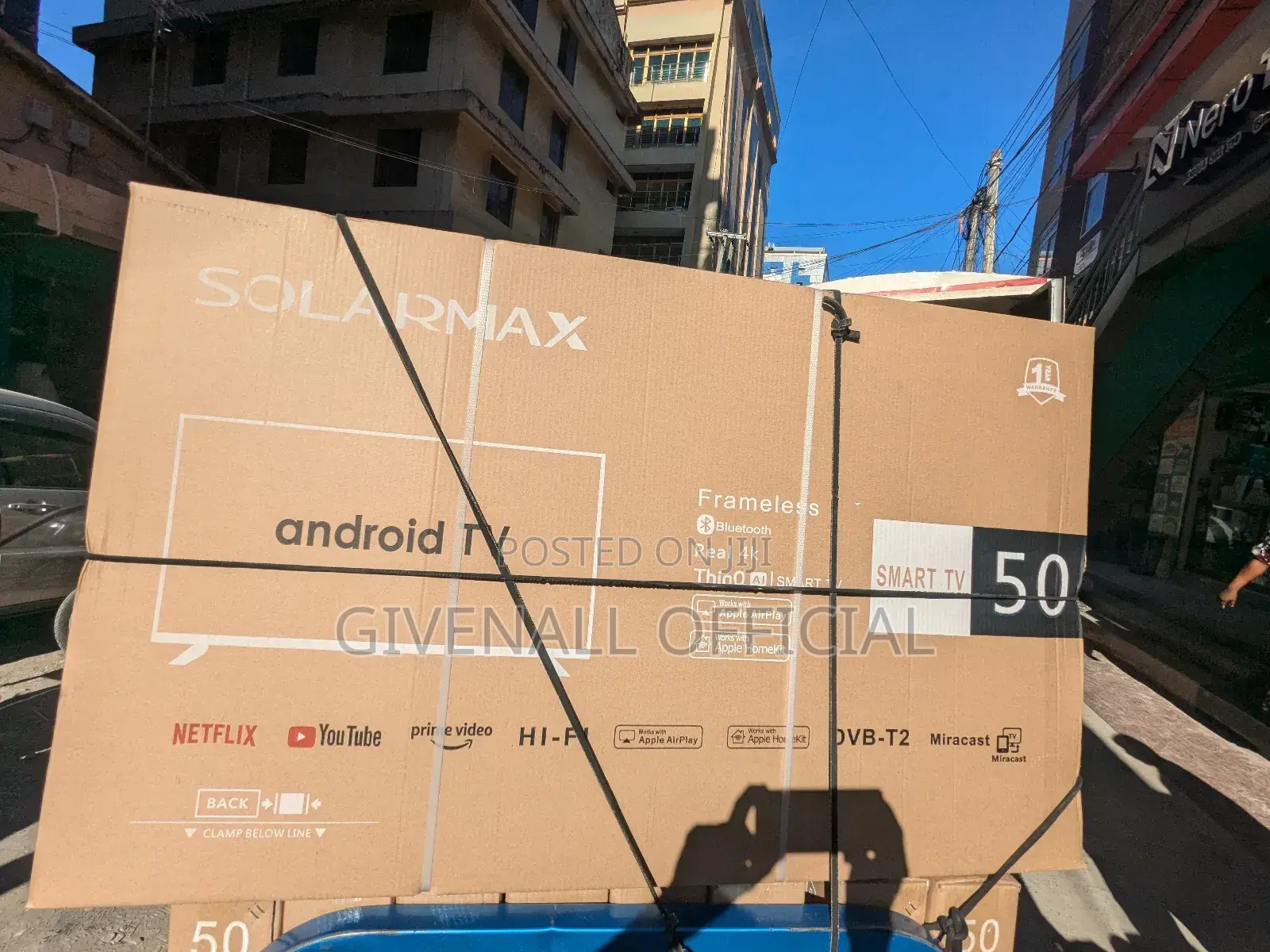 Ofa Ofa = Solarmax Tv NCH 50 Smart Uhd Imara Ina Warranty