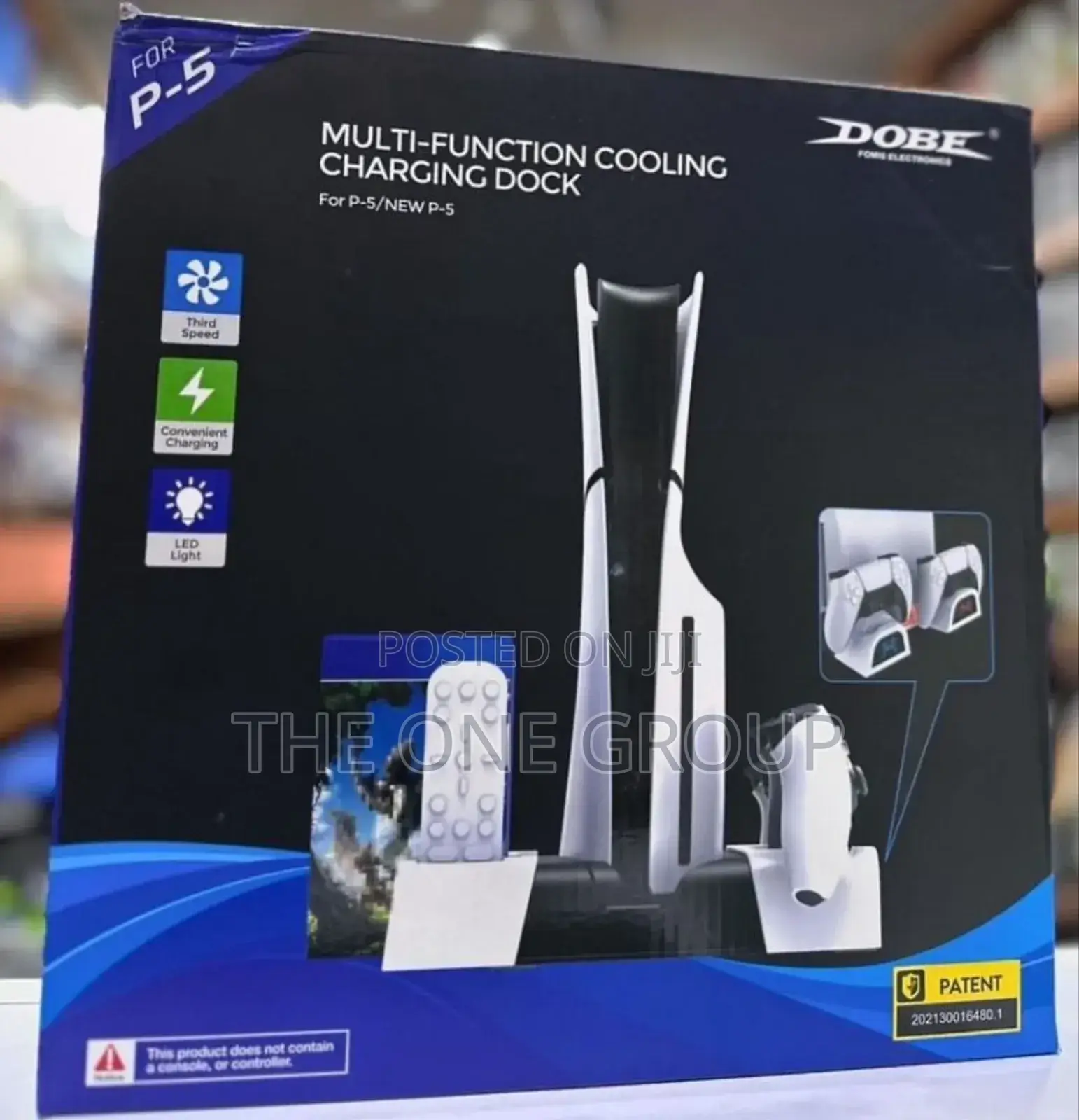 Ps 5 Cooling and Charging Dock With Led Lights