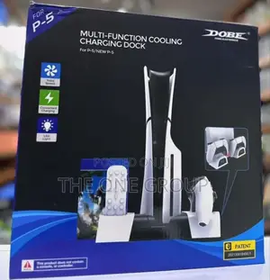 Ps 5 Cooling and Charging Dock With Led Lights