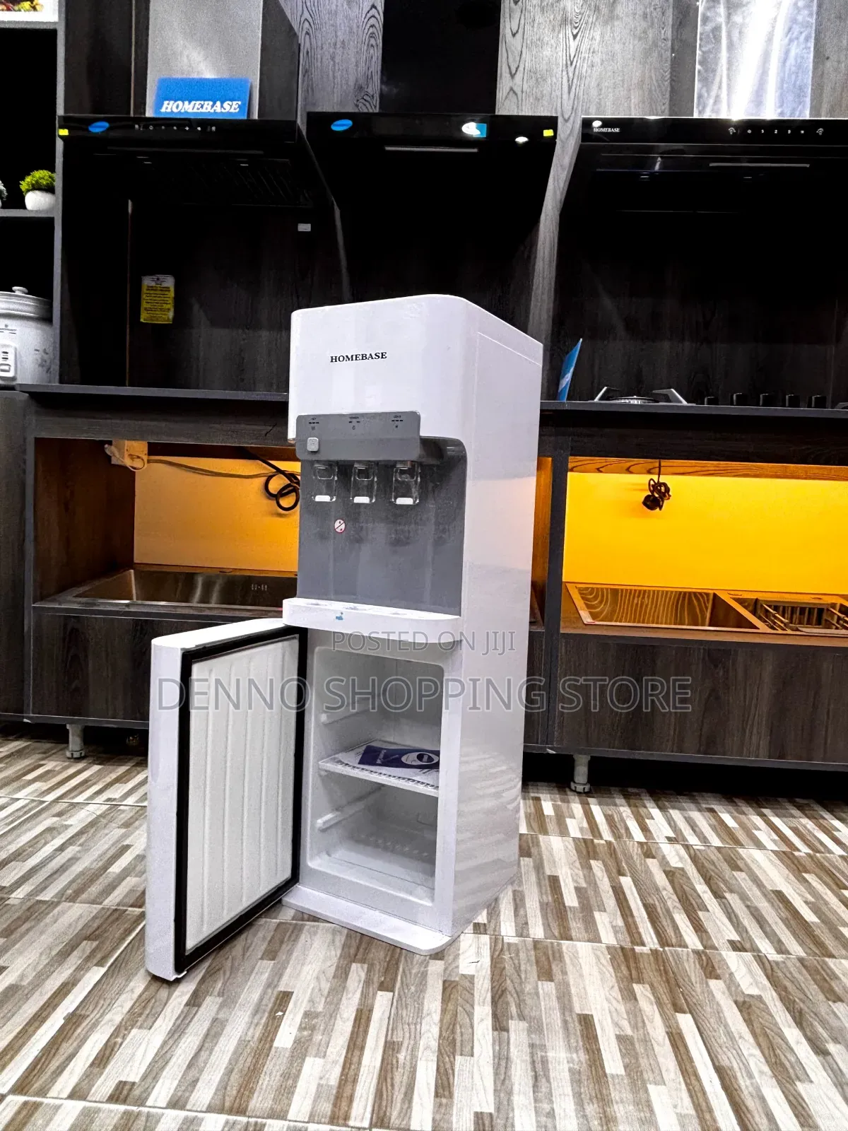 Homebase White+Gray Water Dispensor 3taps