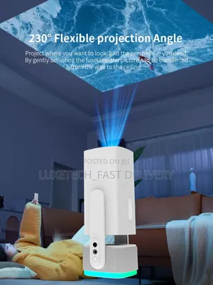 Mini Smart Rechargeable Projector Best for Home Entertainment