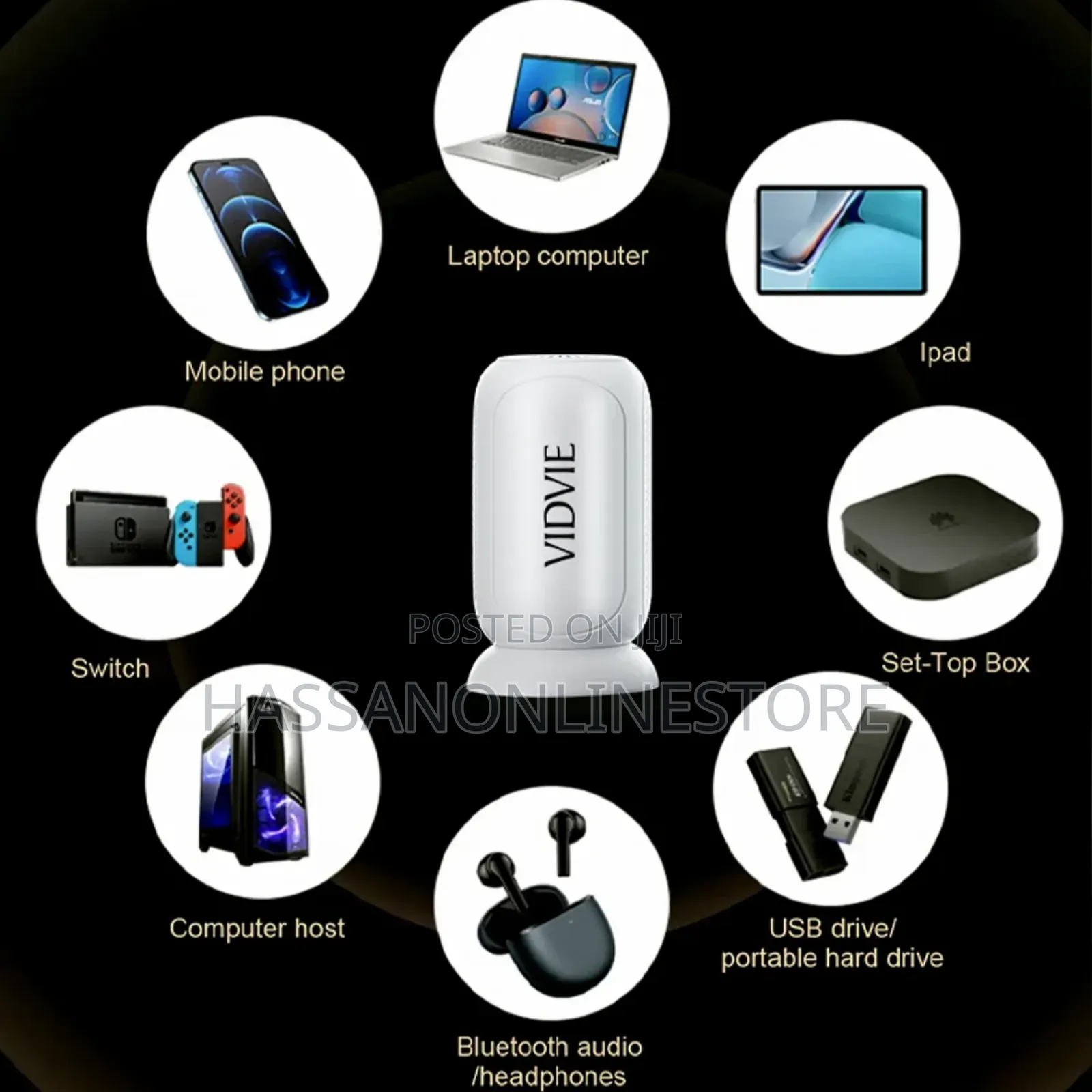 VIDVIE TS001 Smart Wifi 6 Home Theater Projector