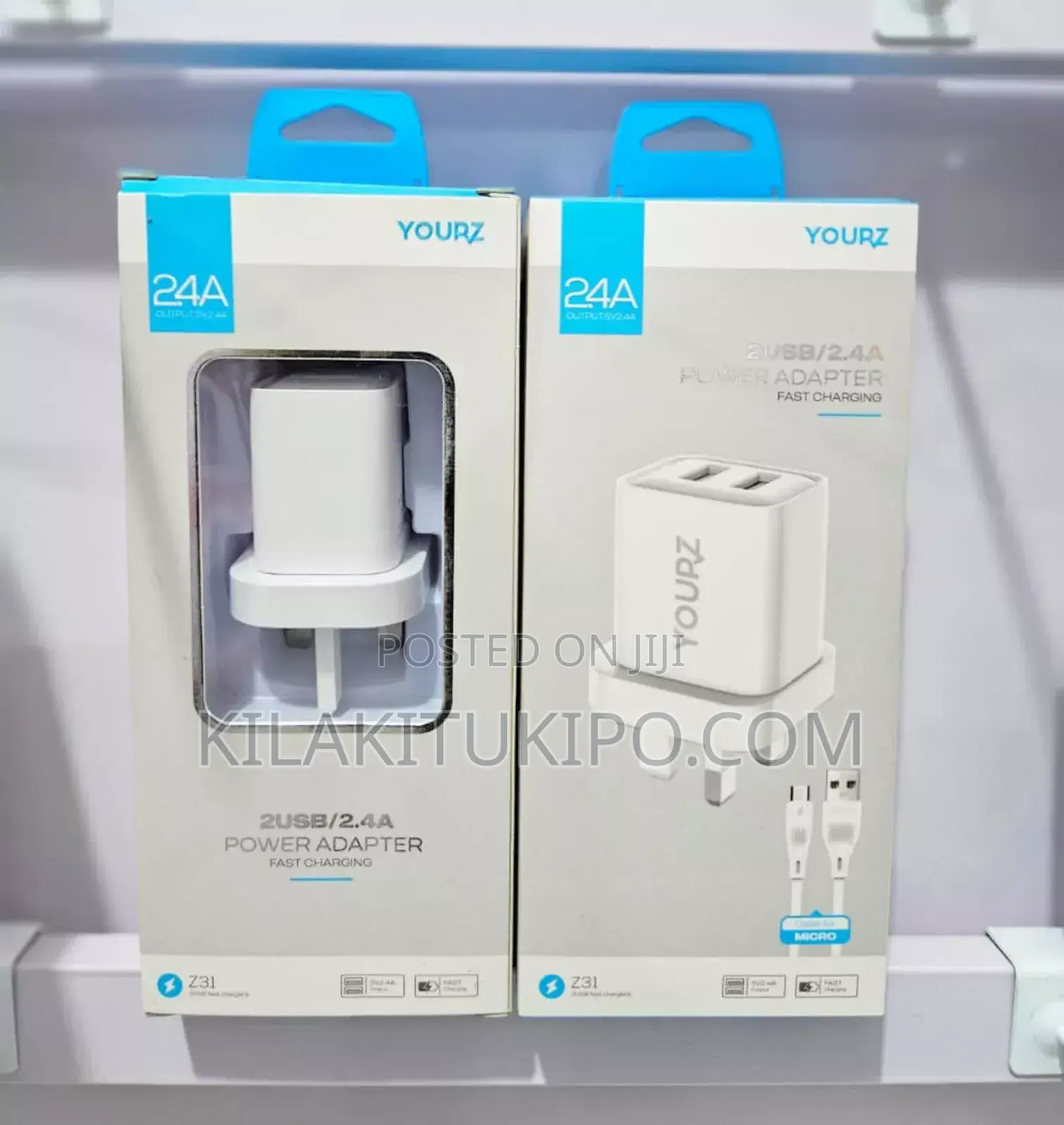 Yourz Power Adapter Fast Charging 2.4A