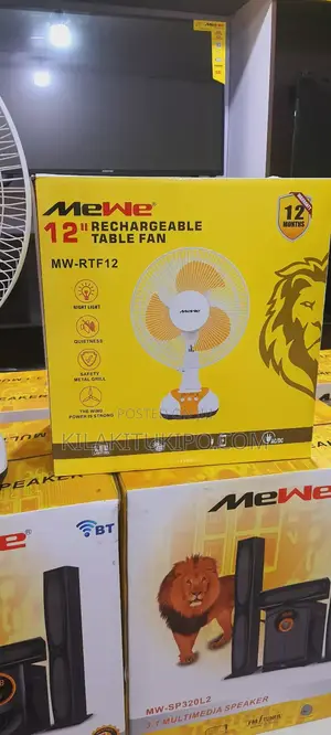 Rechargeable Table Fan