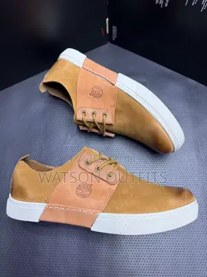 Viatu Vya Ngozi Og/Leather Shoes Org