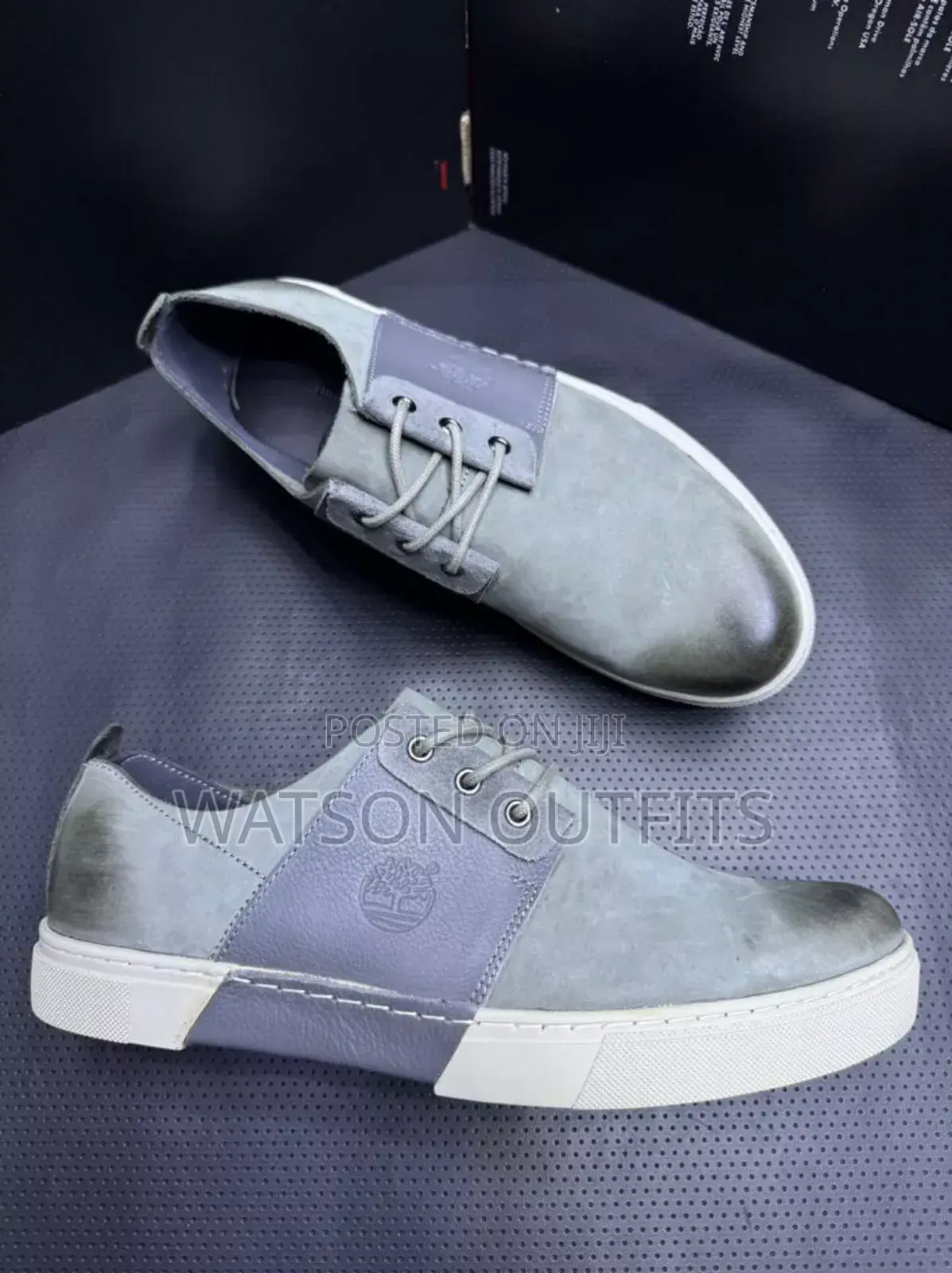 Viatu Vya Ngozi Og/Leather Shoes Org