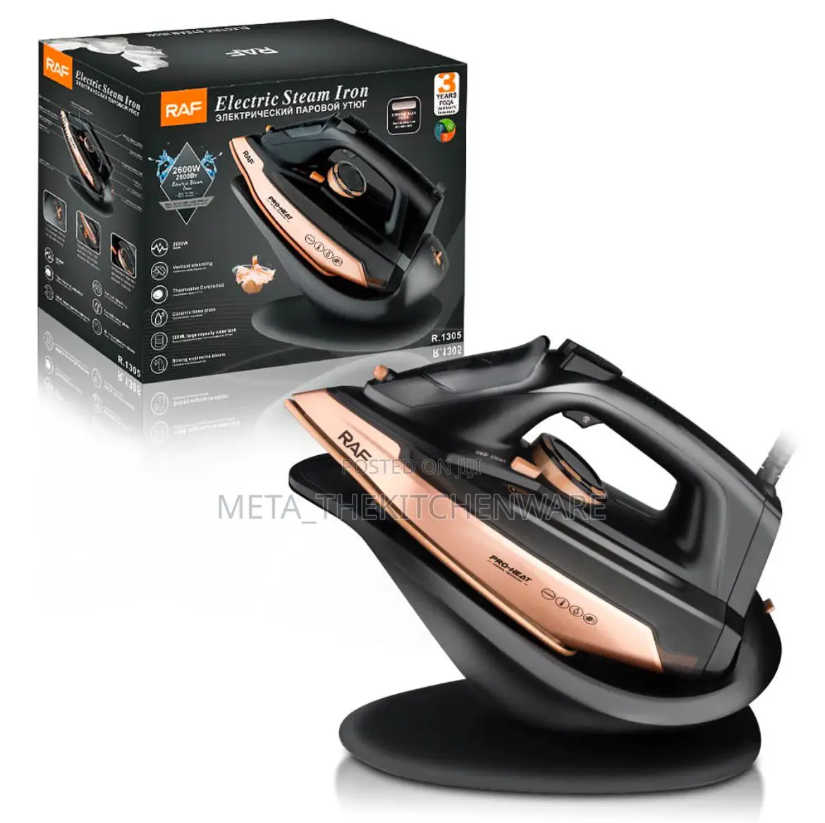 Raf Steam Iron 2600W
