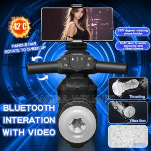 Photo - Automatic Masturbation Cup With Phone Holder