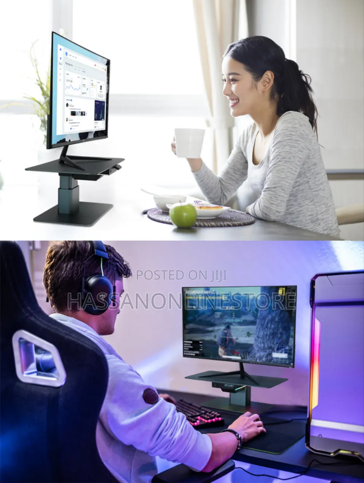 Flexstand Pro - All-in- One Monitor Stand for Play and Work