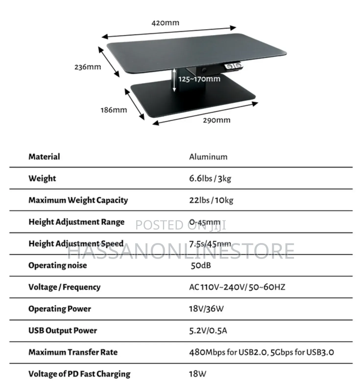 Flexstand Pro - All-in- One Monitor Stand for Play and Work
