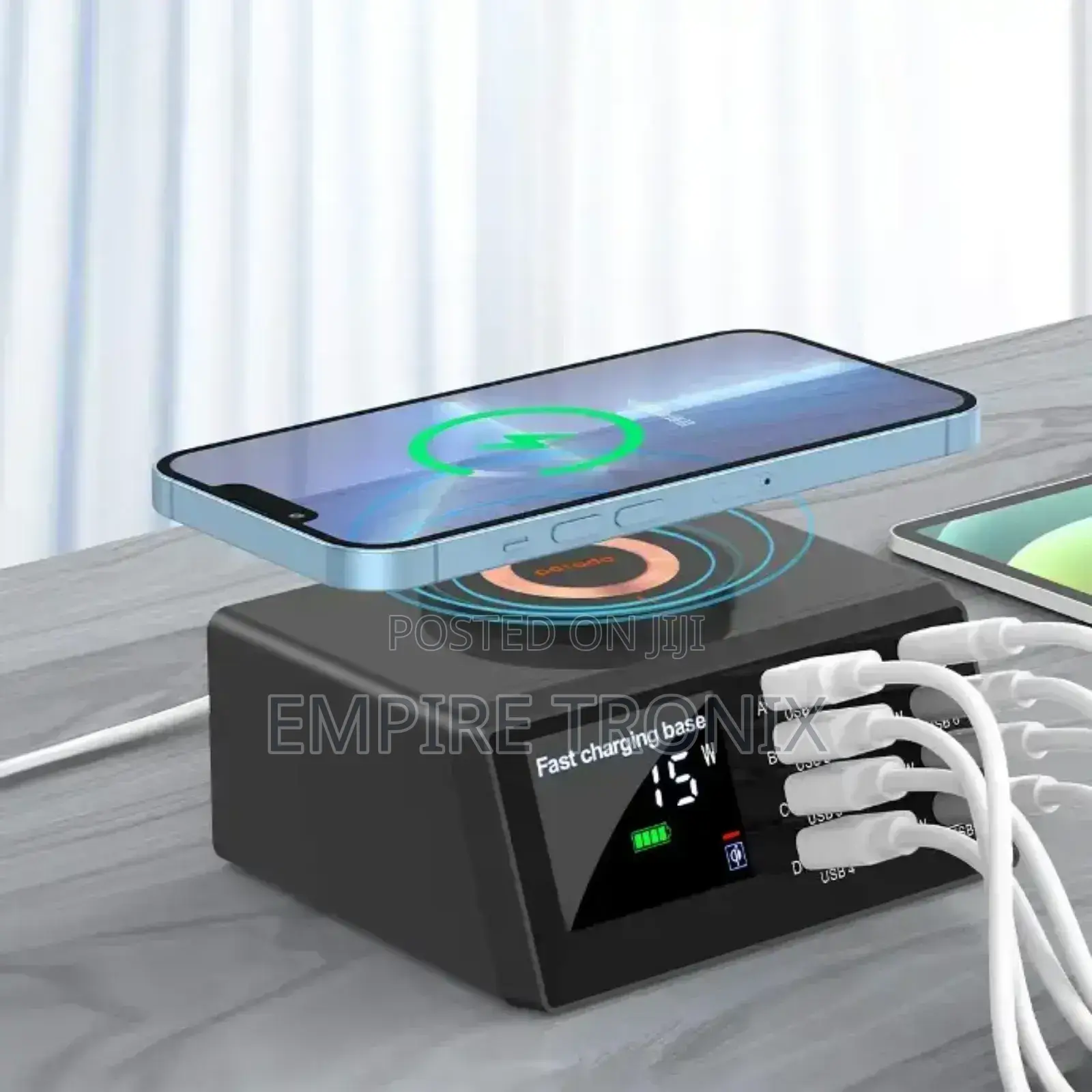Porodo Multi-Functional Magsafe Fast Charger - Black