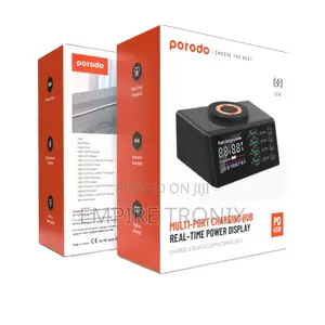 Porodo Multi-Functional Magsafe Fast Charger - Black