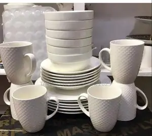 Set Sahani 6, Sideplates 6, Bakuli 6 Na Vikombe 6